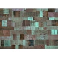 thumbnail image 1 of Ahgly Company Indoor Rectangle Patchwork Turquoise Blue Transitional Area Rugs, 7' x 9', 1 of 4