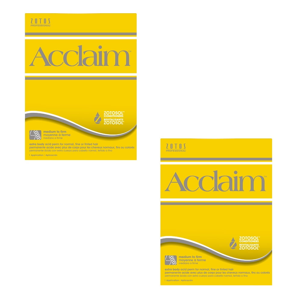 ZOTOS Beauty Salon Acclaim Extra Body Acid Perm Normal Hair HP40718 (2