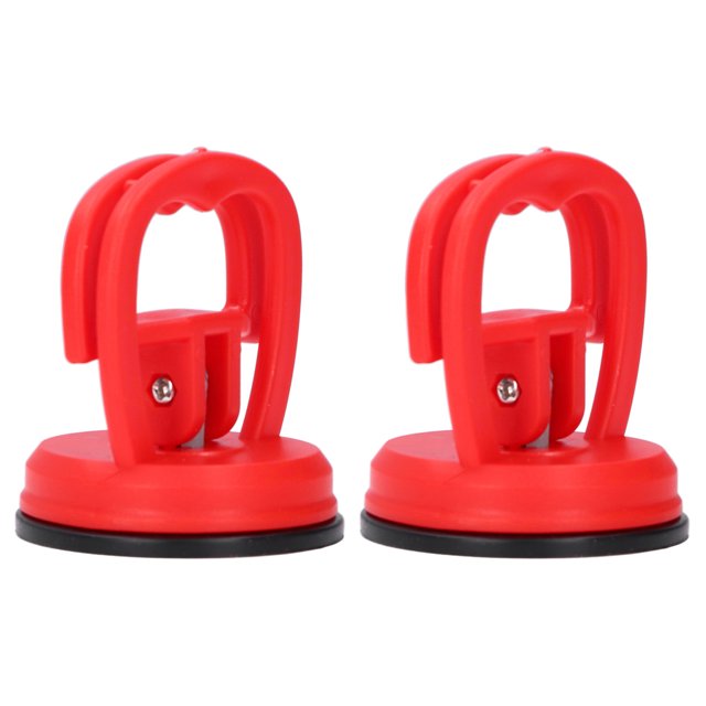 HURRISE Glass Lifter,2pcs Suction Cup Puller Big Pull One Hand Buckle Suction Cup Lifter for Ceramic Tile Car Shell Phone Disassembly Tool,Glass Puller