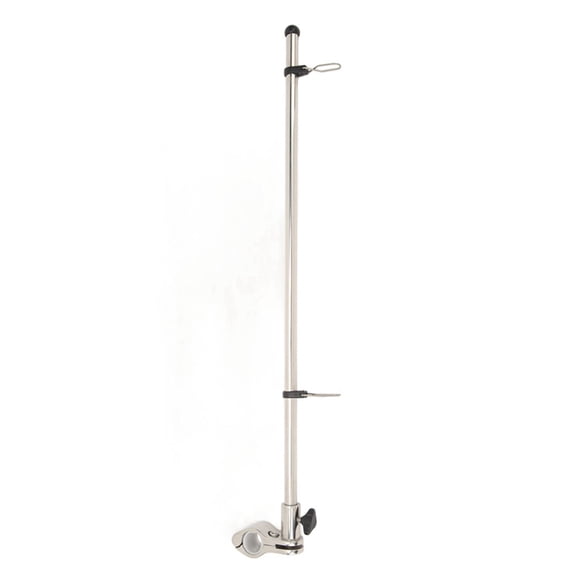 Marine Grade Stainless Steel Flag Pole Fits 22.2 to 25mm Diameter Rail for Boat Yacht