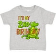 thumbnail image 3 of Inktastic It's My 2nd Birthday with Cute Green Alligator Boys or Girls Toddler T-Shirt, 3 of 5
