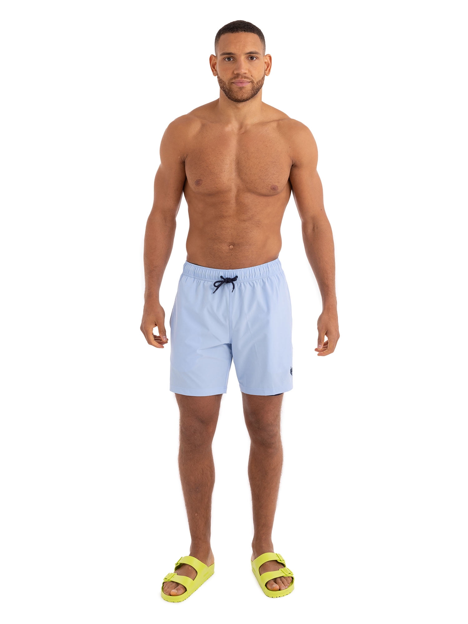U.S. Polo Assn. Men's & Big Men's Compression Lined Swim Trunks, 7