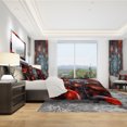 thumbnail image 3 of Designart 'Break Out Blue and Red' Modern & Contemporary Duvet Cover Set, 3 of 4