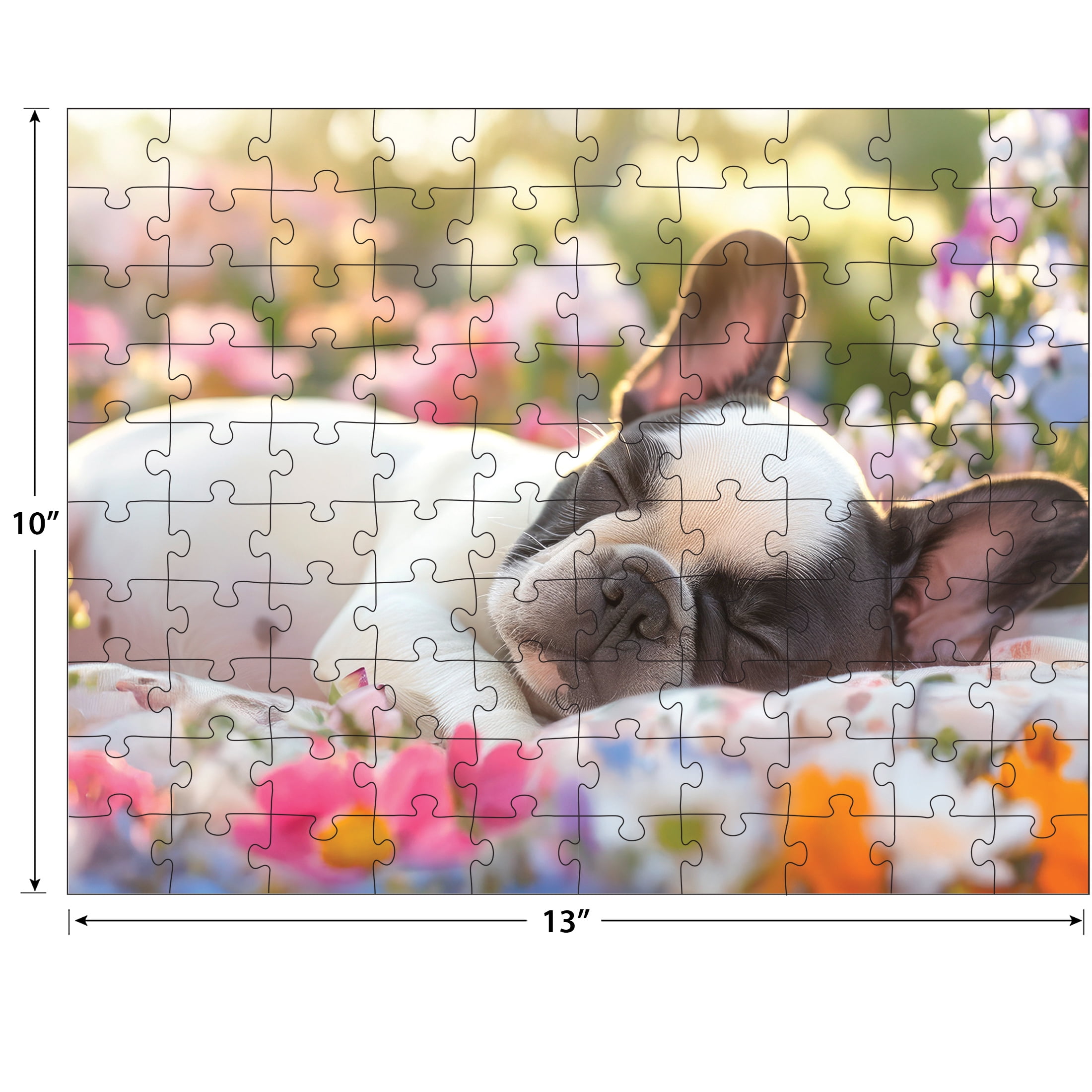 RoseArt - Snack Size 400-Piece - I Love Dogs - Adult Interlocking Puzzle