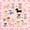 Pink, variant on Manfei Cute Dog Lover Zipper Twin Comforter Sets with Fitted Sheet and 2 Pillowcases, Cartoon Daisy Zipper Bedding Set, Light Blue, Polkadot Reversible, 4pcs