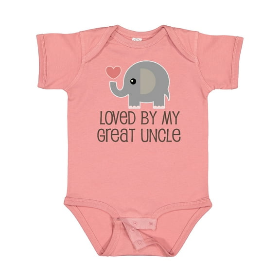 Inktastic My Great Uncle Loves Me Boys or Girls Baby Bodysuit