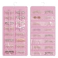 thumbnail image 1 of Organizador Colgante de Gafas Bosuelife con 32 Compartimentos Antipolvo Rosa, 1 of 7