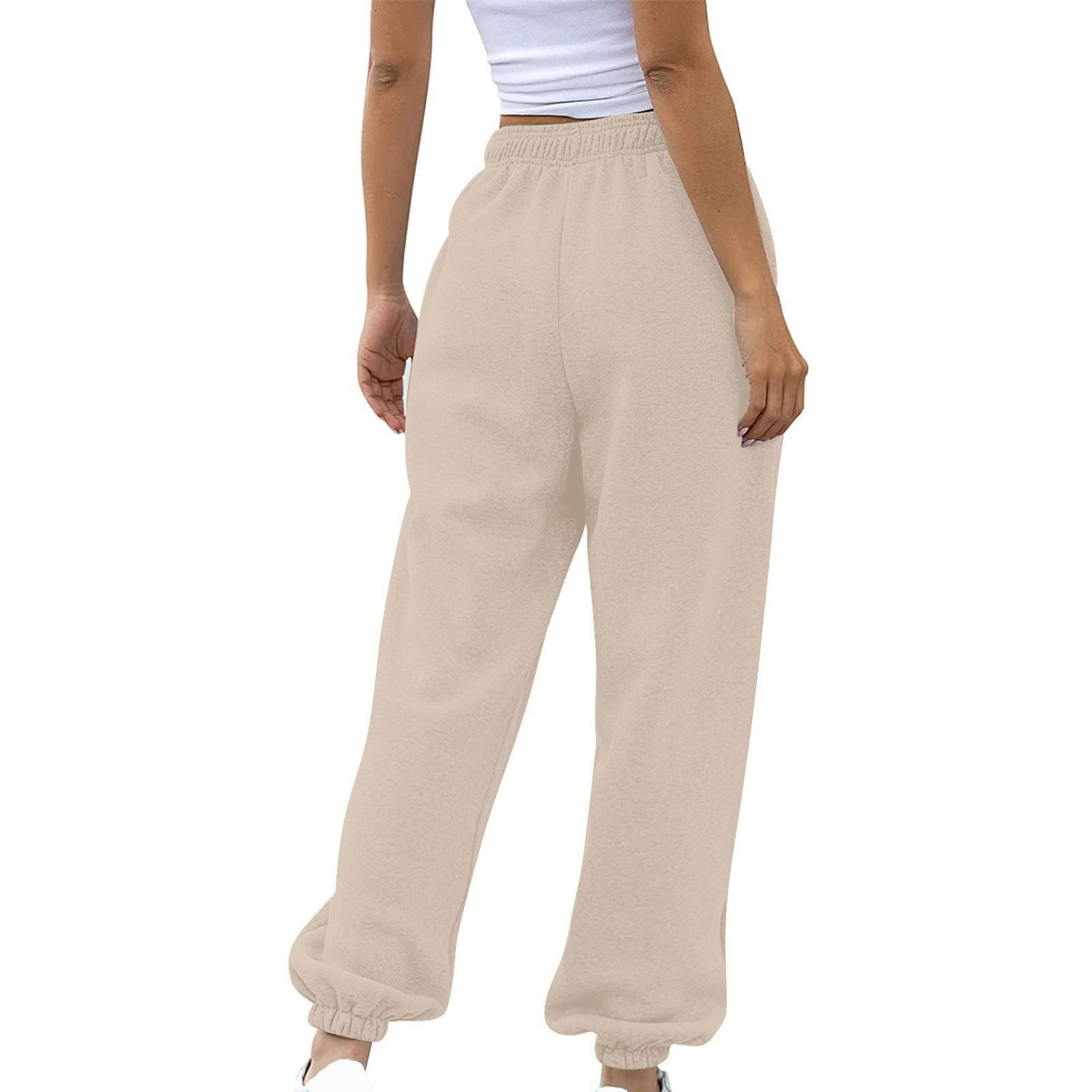 Womens joggers no drawstring outlet