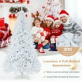thumbnail image 2 of Costway 9Ft Hinged Artificial Christmas Tree Pine Tree 2132 Tips Metal, 2 of 10