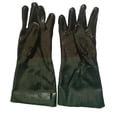 thumbnail image 2 of Guantes Antideslizantes Resistentes A Abrasión Gloria Guantes De Protección Forrados Negro Verde 35 cm, 2 of 7
