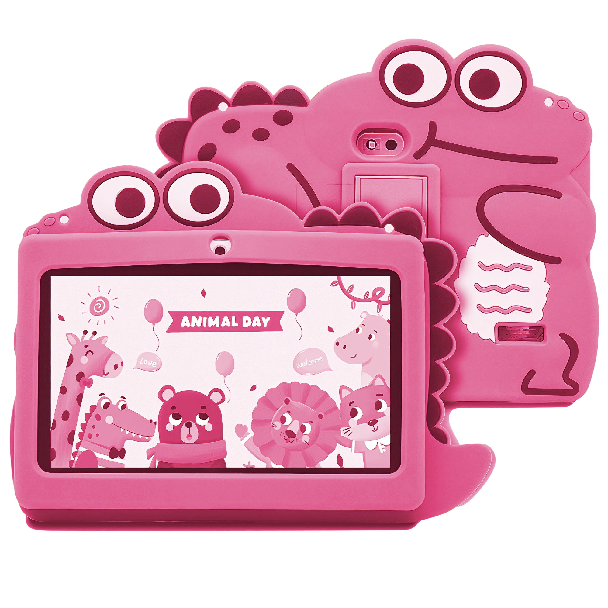 Kids Tablet, HDJ 7 inch Tablet for Children with Parent Control,32GB Android 13,WiFi,Bluetooth, Pink