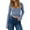 Blue, variant on Womens Tops T Shirt Tee Velvet Plain Long Sleeve Daily Basic Round Neck Casual Top T Shirts for Women