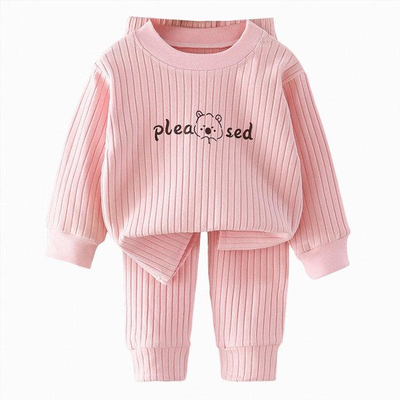 mgoYE Toddler Baby Boy Fall Clothes Waffle Contrast Color Sweatshirt Pants Sets Infant Winter Outfits 6 12 18 24 Months 3T 4T 5T 6T