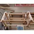 Lehman's Amish Made Wooden Accordion Clothes Drying Rack and Shelf