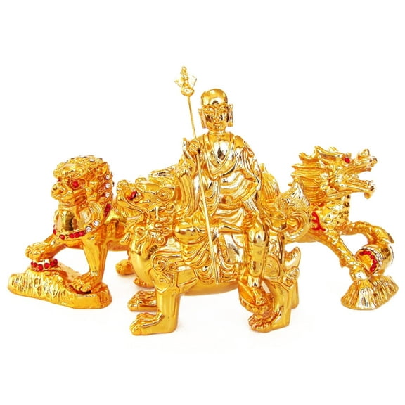 Ksitigarbha with 3 Celestial Protectors