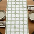 thumbnail image 5 of Table Runners 72 Inches Long Dress Scarves, Sage Green Buffalo Plaid Farmhouse Kitchen/Dining Table Runner, Coffee Tablerunners, Farmhouse Check Stripes Geometric 16x72 Inch, 5 of 9
