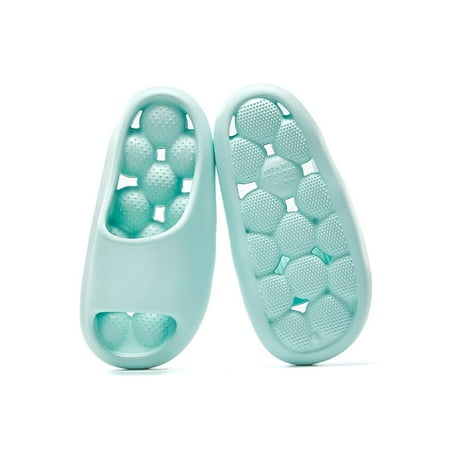 

Colisha Men Slippers Beach Bath Slipper Quick Dry Slides Bedroom Non-slip Summer Shoes Open Toe Casual Shoe Blue 7-7.5