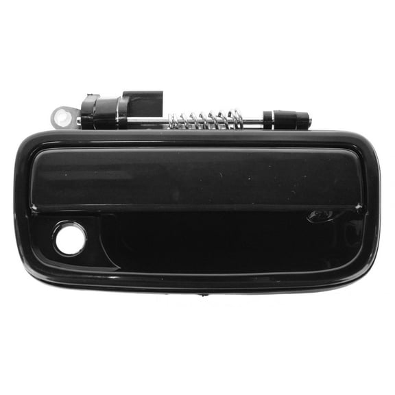 TRQ Door Handle Outside Exterior Smooth Black Front RH Passenger Side for Tacoma DHA49093 Fits select: 1995-2004 TOYOTA TACOMA