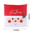 thumbnail image 3 of Nkmbld 4Pcs Christmas Dining Chair Covers, LED Christmas Chair Protector Cover Up Chair Back Cap Cover Dining Chair Back Cover Decor, Red, 3 of 8