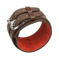 thumbnail image 4 of Baohd Multi-color Double Tour PU Leather Wide Bracelet Cuff Men Accessory Coffee 5Set, 4 of 6