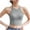 Gray, variant on Tank Tops for Women under $5 under $5 with Built in Bra Solid Color Base Chest Wrapped Tank Top White XL