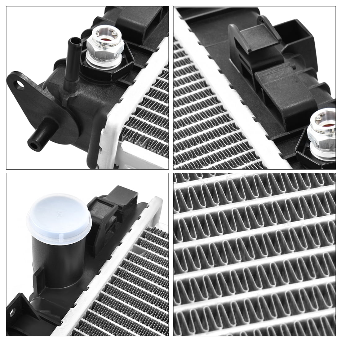 RVNI Radiator Compatible with 2010-2012 Ford Fusion 2010-2011 Mercury Milan 2.5L 3.0L V6 L4