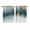 Light Green Turquoise Brown, variant on Modern Teal Gold Kitchen Curtains 72 Inch Length, Abstract Geometric Lines Grommet Top Bedroom Living Room Curtains, Light Filtering Cafe Curtain Drapes 2 Panels Set 104''x72''