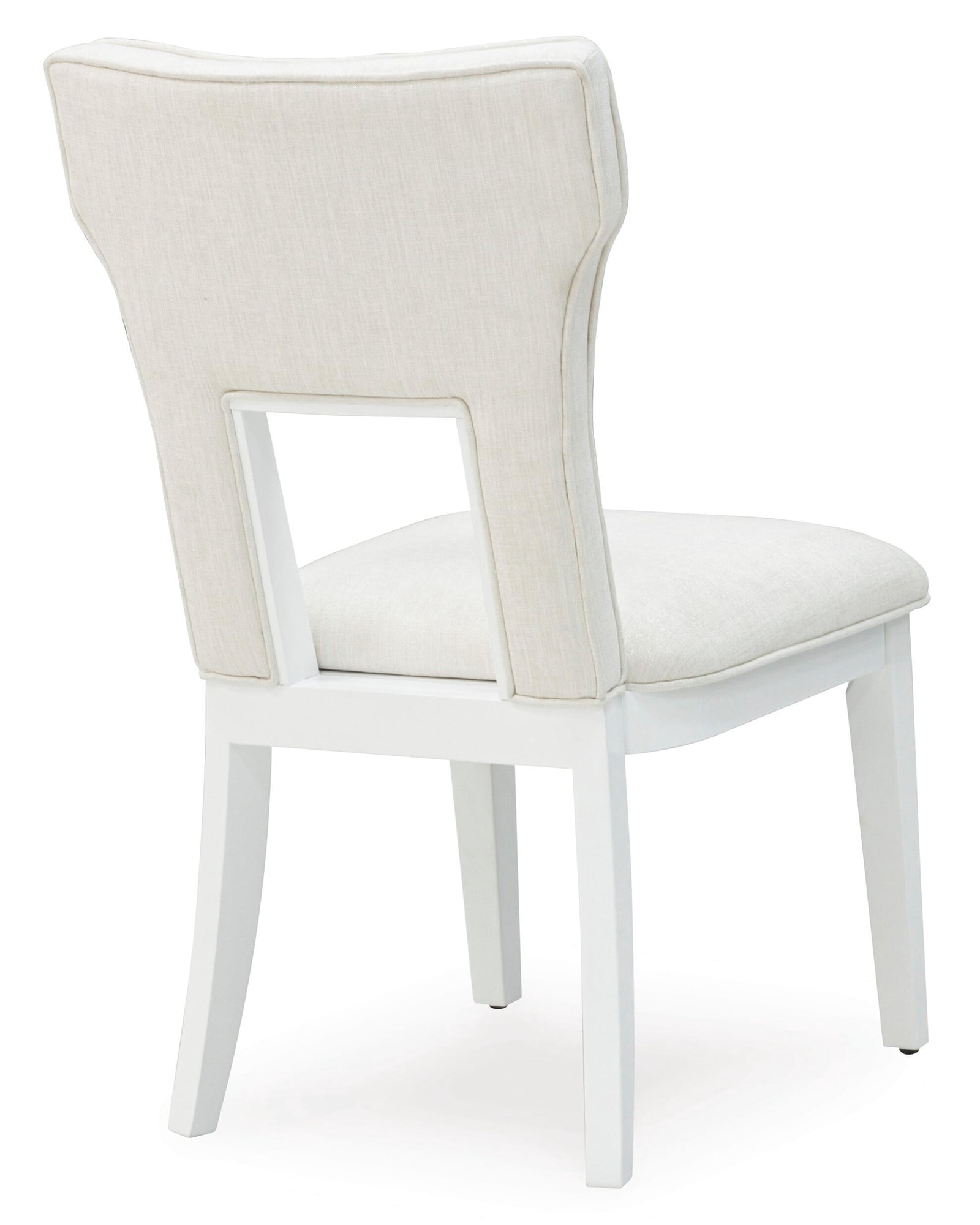 Signature Design by Ashley Chalanna Solid Wood Frame Dining Chair, Set of 2, White