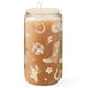 thumbnail image 1 of Vaso de vidrio SANDJEST con tapa acrílica, 470 ml, pajita, 1 of 8
