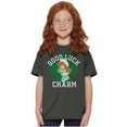 thumbnail image 3 of Smurfette St Paddys Good Luck Charm Girls Kids T Shirt Tees Teen Brisco Brands X, 3 of 5