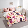 thumbnail image 3 of Homewish Kawaii Pink Boots 7-Piece Queen Bedding Set - Western Cowgirl, 3 of 8
