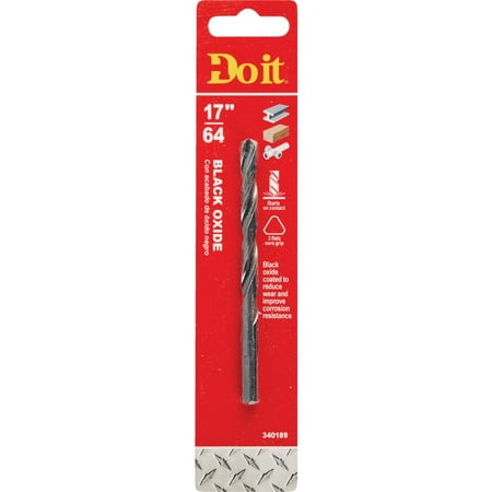 

2 pcs Do it 17/64 In. Black Oxide Drill Bit