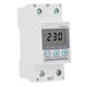 thumbnail image 3 of Dispositivo de Protección de Corriente, Pantalla LCD 230V 63A Bajo Consumo Carril Din Protección contra Sobrevoltaje Vatímetro Monofásico, para Sistemas de Automatización ANGGREK FJGS22, 3 of 8