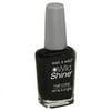 wet n wild Wild Shine Nail Polish, 424A Black Creme, 0.43 Fl. Oz.