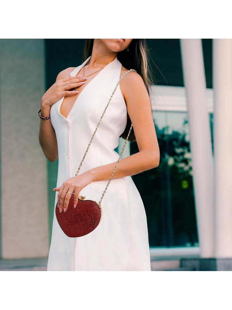 green emerald velvet dress MGBPEI Women Satin Evening Handbag Wedding Prom Clutch Purse Formal Cocktail  Party Clutches Shoulder Bag with 2 Bag Chains(Black): Handbags: Amazon.com main image 0
