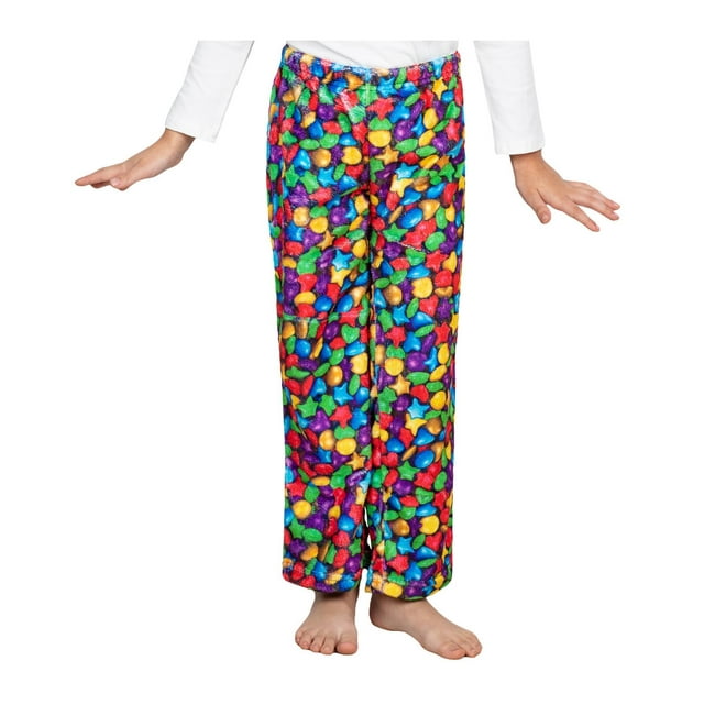 Up Past 8 Girls' Pajama Pants Fuzzy Plush Sleepwear Fun Pants
