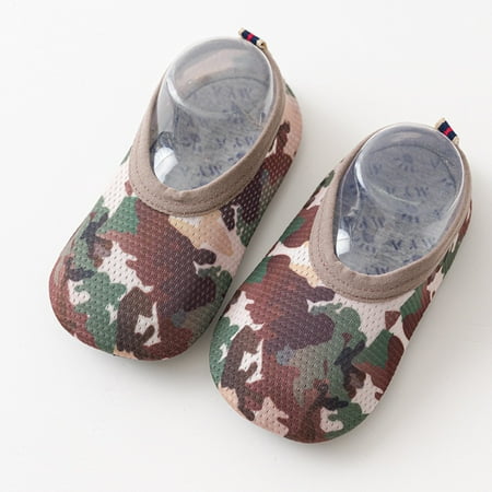 

Hunpta Toddler Shoes Camouflage Kids Socks Non-Slip Aqua Shoes Barefoot Floor Socks The Boys Baby Baby Shoes