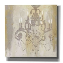 Epic Graffiti 'Candelabra Gold II' by James Wiens, Canvas Wall Art, 18"x18"