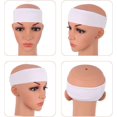thumbnail image 4 of LAICAIW Lot de 3 Bandeaux de Yoga Extensibles en Coton Bandeau pour Cheveux Sports Course Exercice Gym (Blanc), 4 of 5