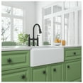 thumbnail image 3 of White Farmhouse Sink Deep Apron Sink Undermount Farmhouse Kitchen Sink Single Farm Sink White + Ceramic, 3 of 3