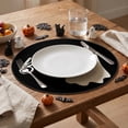 thumbnail image 7 of Sm:)e Boo Ghost Halloween Placemats Set of 4 Round 15 Inch,Halloween Party Kitchen Dining Indoor Outdoor Decorations, 7 of 7