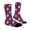 Purple, variant on Valentine's Day Novelty Digital Print Fashionable Cute Unisex Stockings for Couples Celebration Socks One Size Pink