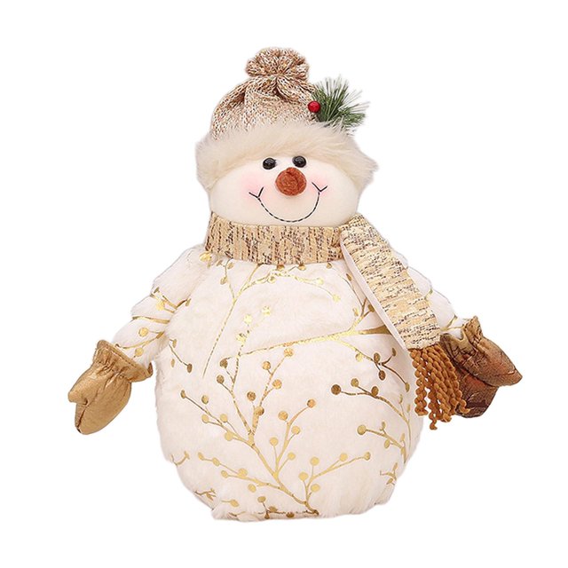 Santa Claus Figurine Ornament Decoration Indoor Table Desk Statue Decor 45cm , 19cmx26cmx35cm perfecl Muñeco de nieve