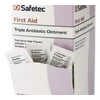 Safetec First Aid Triple Antibiotic Ointment, 0.03 oz Packet, 144/Box (376215)