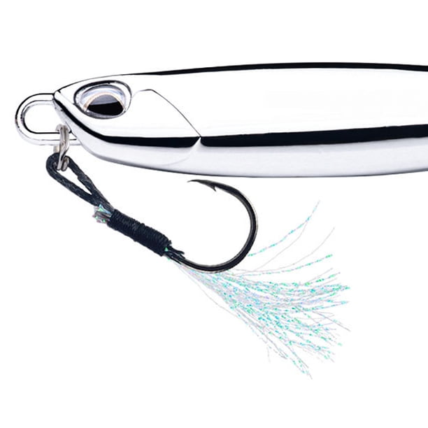 Señuelo de Pesca Artificial, cebo de plantilla de Metal de acero inoxidable, accesorios de Pesca al aire libre