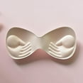 thumbnail image 5 of Bra Pads Inserts Bra Camisole Accessories Thickened Chest Pad Bra Strap One Piece Sponge Insert, 3 Pack, 5 of 7