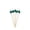 Green, variant on BambooMN Party Dice Toppers for Appetizers Cocktails Burgers Bamboo Skewer Picks - 3.9" (10cm) - Assorted - 300 Pieces