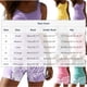 thumbnail image 3 of Trajes de baño Amzcrzy Tankini para mujer, traje de baño, bikini para mujer a rayas de color sólido grande con almohadilla para el pecho sin cuello de acero, abrigo, pantalones, traje de baño dividido, 3 of 5