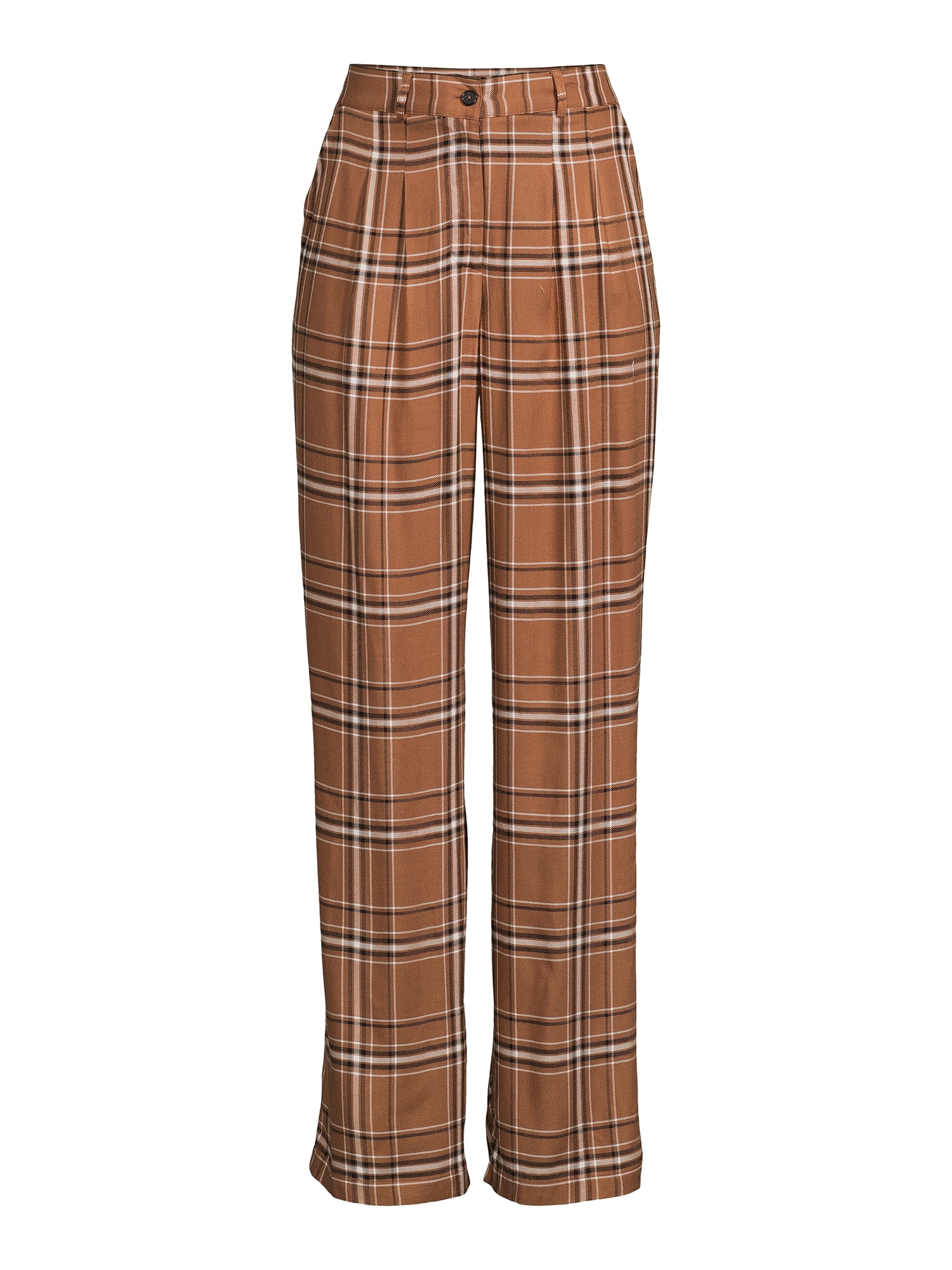No Boundaries Juniors' Plaid Trousers