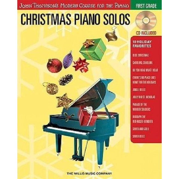 Piano Solos de Noël - Première Année: Cours Moderne de John Thompson pour le Piano